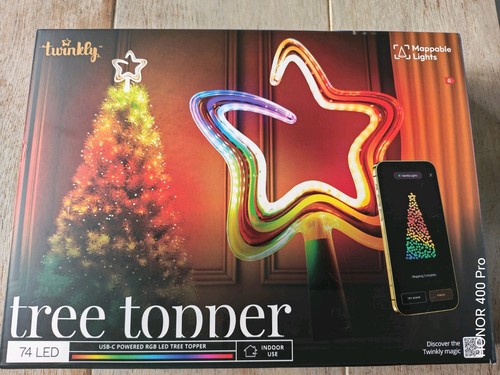 Twinkly albero topper - twinkly, stella
