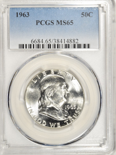 1963 franklin mezzo dollaro - 1963,
